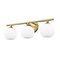 Z-Lite Neoma Vanity, 3-Light, 21.75 In.W x 6.75 In.L x 7.25 In.H, Modern Gold/Opal Etched 1100-3V-MGLD - alternate 4